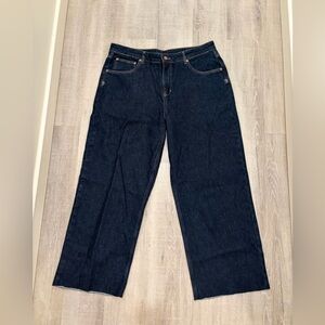 Ksubi Empire Jean Original Like New Wide Leg Shashiko Style Denim Size 33